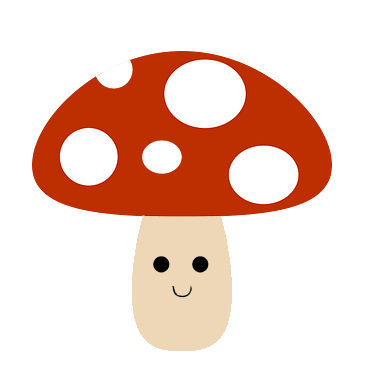 Happy Mushroom Sticker