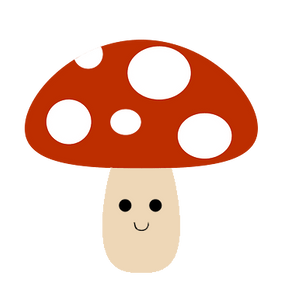 Happy Mushroom Sticker