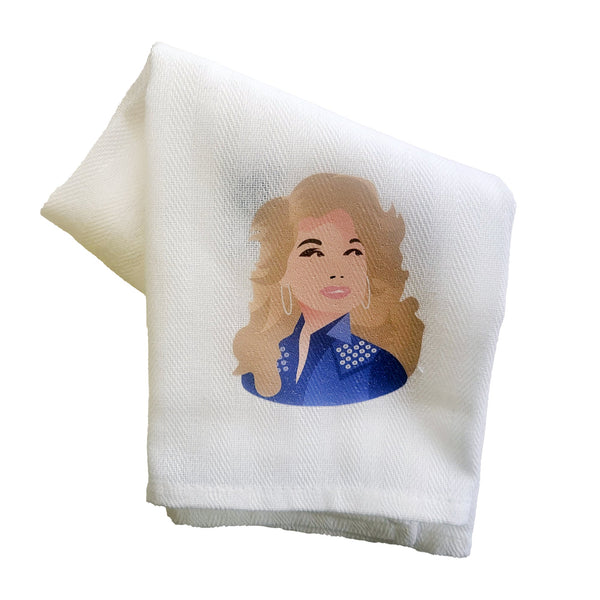 Dolly Parton Tea Towel
