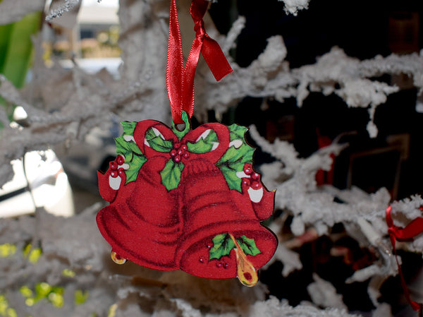 Vintage Christmas Bells Ornament