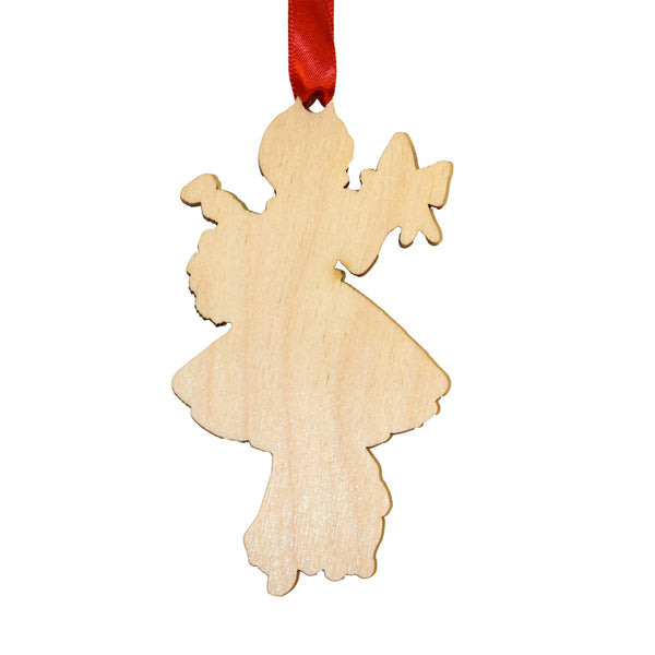 Vintage Christmas Lady with Cat Ornament