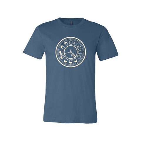 Coffee and Bourbon Clock Unisex T-Shirt