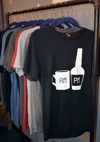 Bourbon and Coffee AM PM Unisex T-Shirt