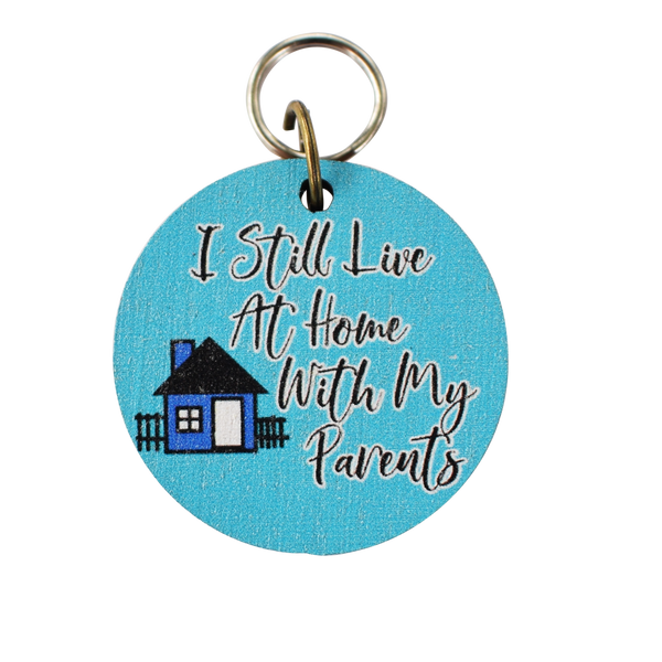 I Still Live at Home with My Parents Dog Tag