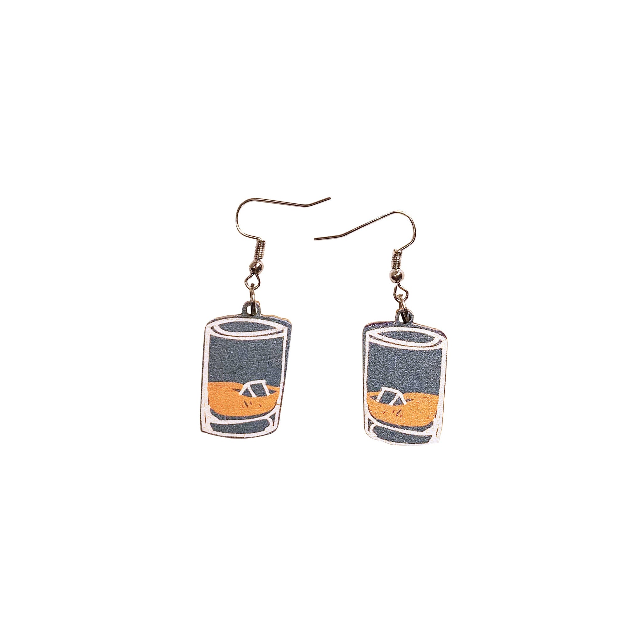 Bourbon Rocks Glasses Earrings