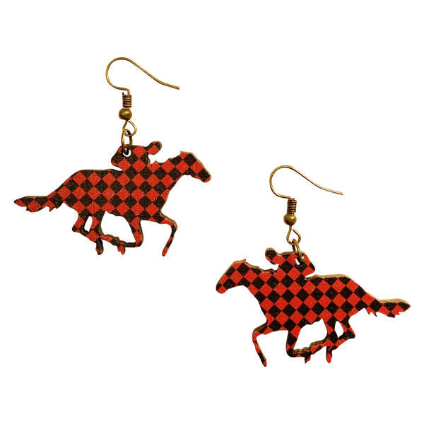 Derby Horses Kentucky Earrings