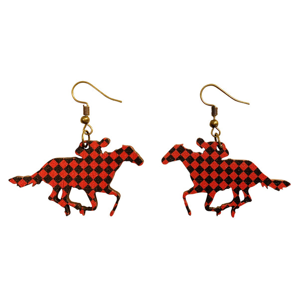 Derby Horses Kentucky Earrings