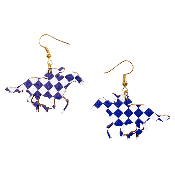 Derby Horses Kentucky Earrings