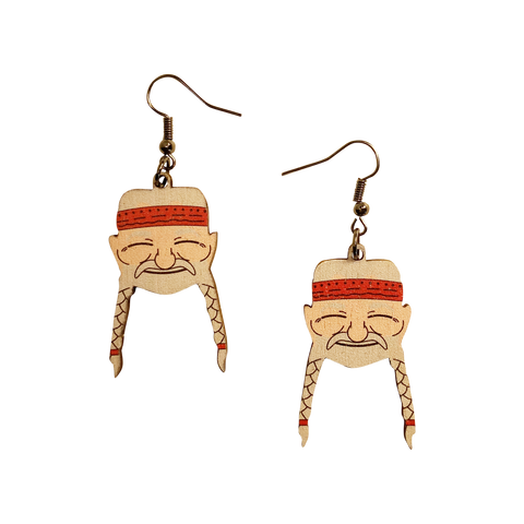 Willie Nelson Earrings