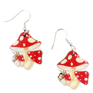 Vintage Mushroom Earrings