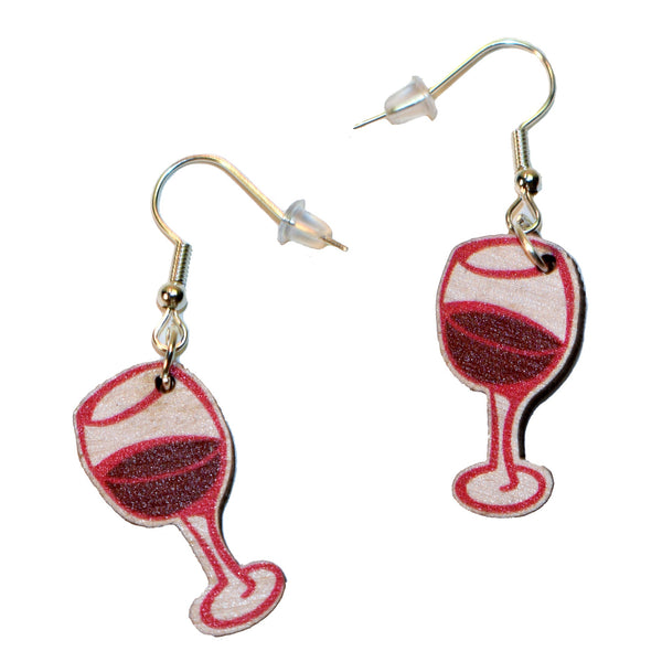 Wine Glass Earrings