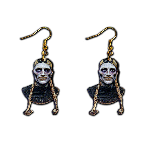 Zombie Willie Nelson Earrings