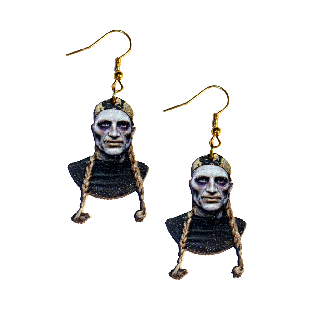 Zombie Country Music Star Earrings