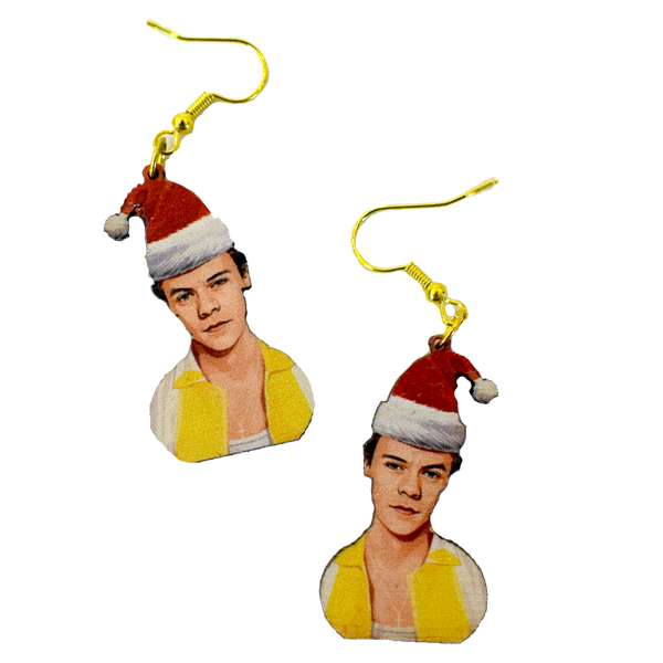 Harry Styles Christmas Earrings