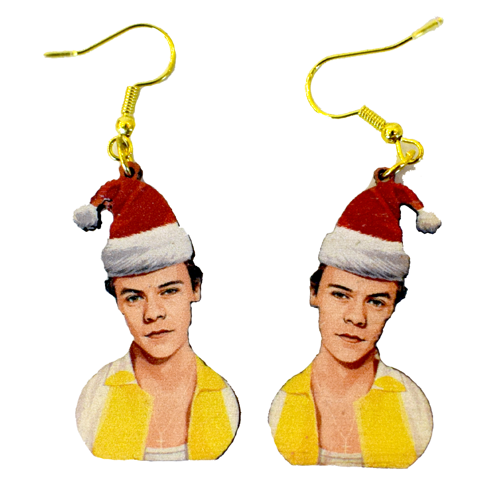 Harry Styles Christmas Earrings