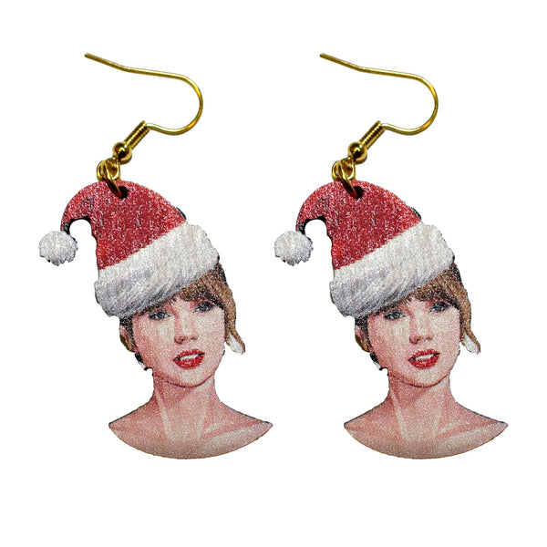 Taylor Swift Christmas Earrings