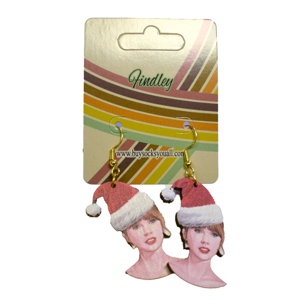 Taylor Swift Christmas Earrings