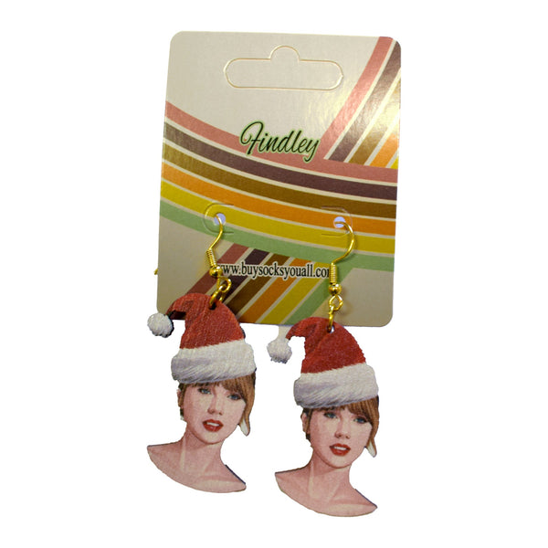 Taylor Swift Christmas Earrings