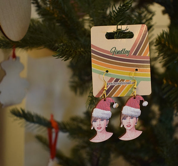 Taylor Swift Christmas Earrings