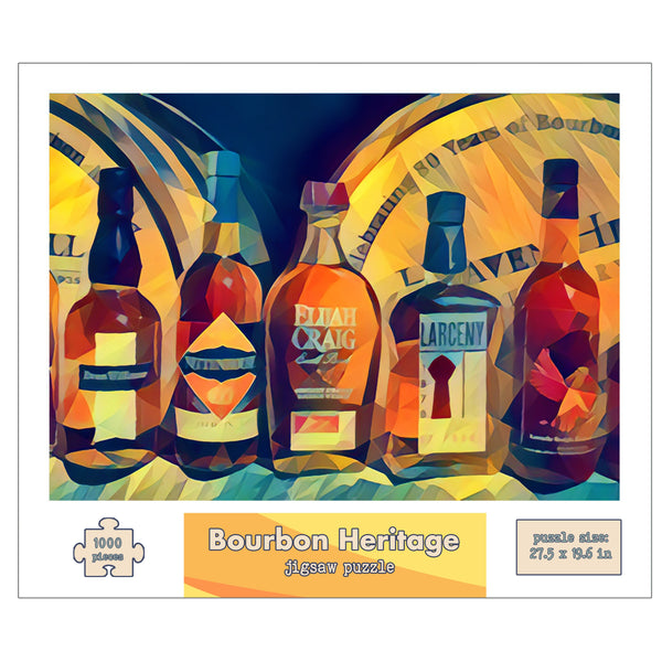 Heaven Hill Bourbon Heritage Pop Art 1000 Piece Jigsaw Puzzle