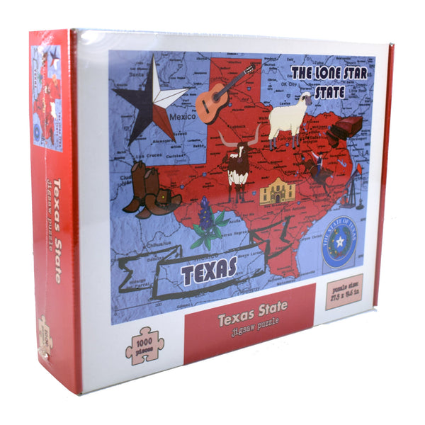 Texas the Lone Star State 1000 Piece Jigsaw Puzzle