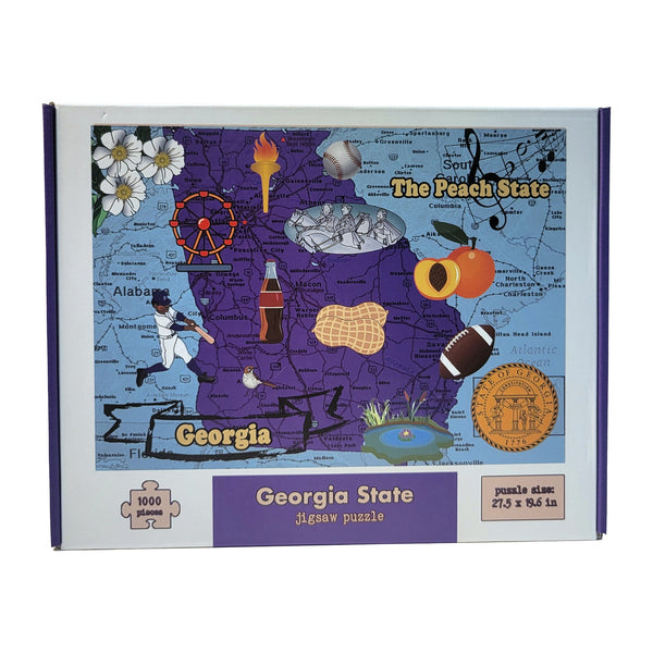 Georgia the Peach State 1000 Piece Jigsaw Puzzle