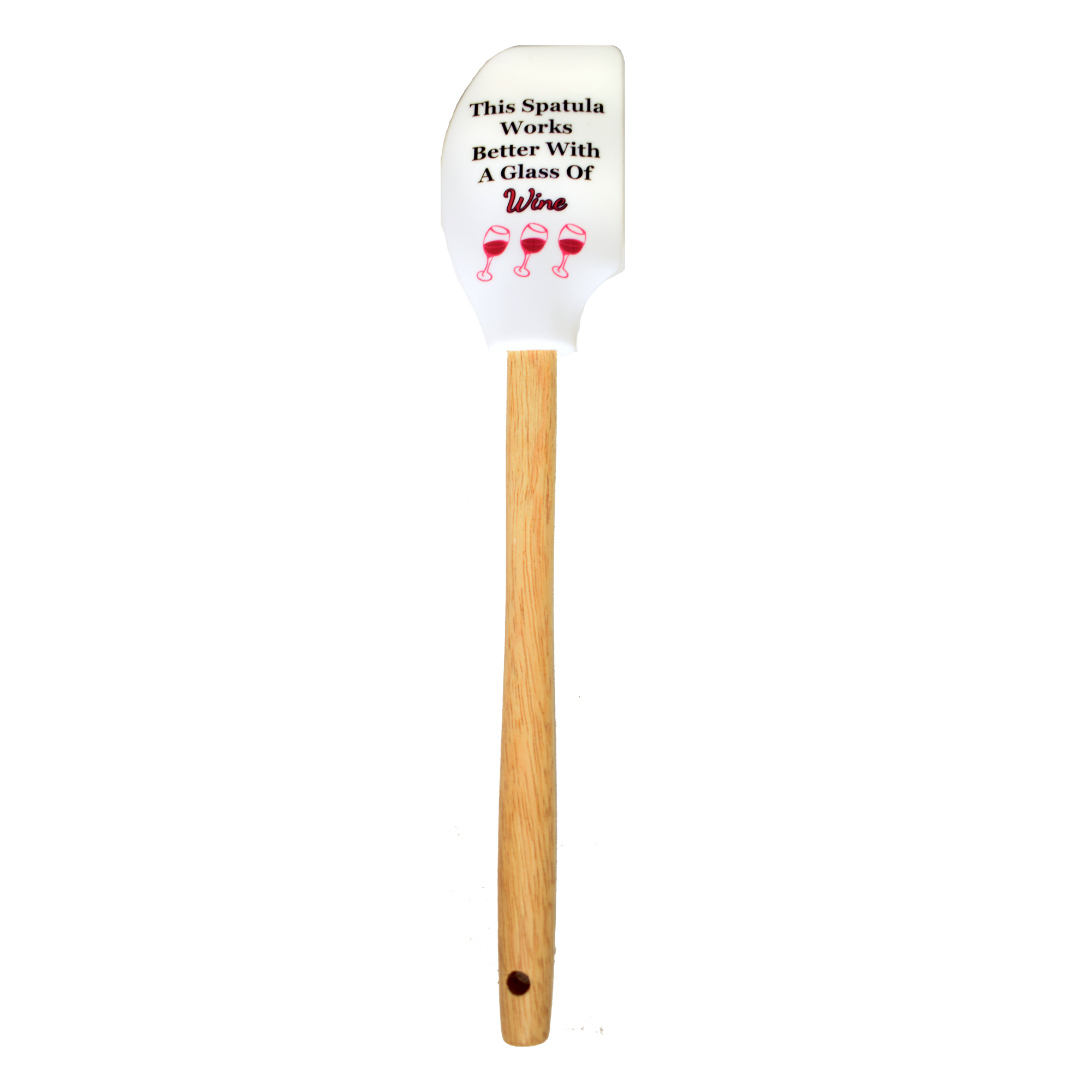 This Spatula Works Better with a Glass of Wine Spatula