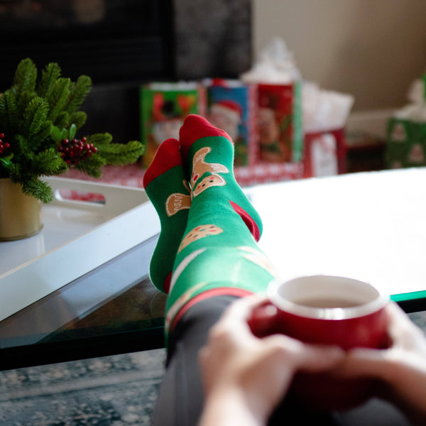 Christmas Cookies & Candy Knee High Socks (2 Pack)