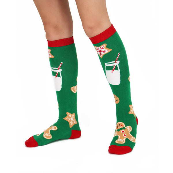 Christmas Cookies & Candy Knee High Socks (2 Pack)