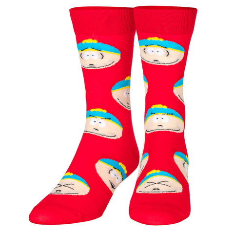 Cartman Faces - Mens Crew Folded (Crazy Socks)