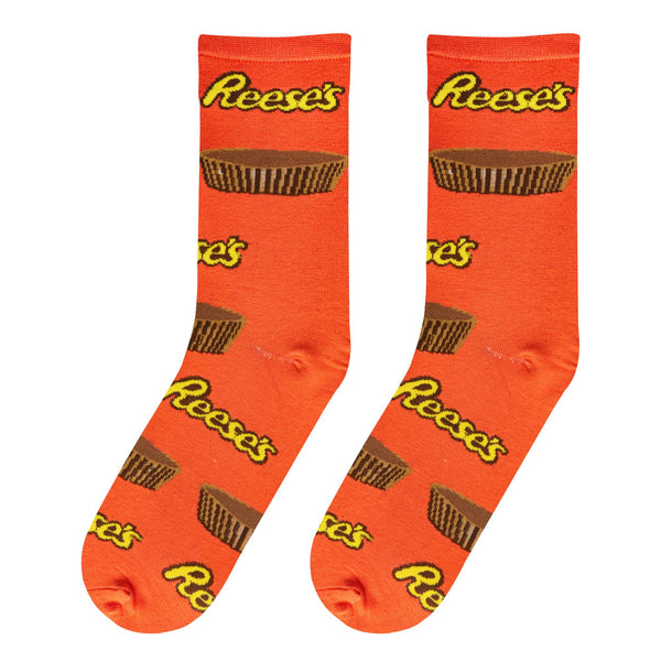 Reese's Cups  - Mens Crew Folded - Crazy Socks