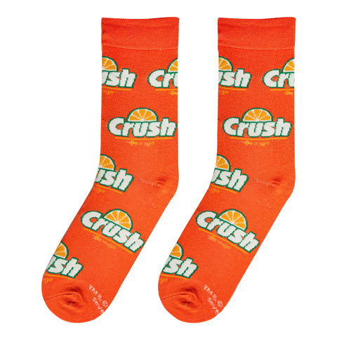 Orange Crush - Womens Crew Folded - Crazy Socks
