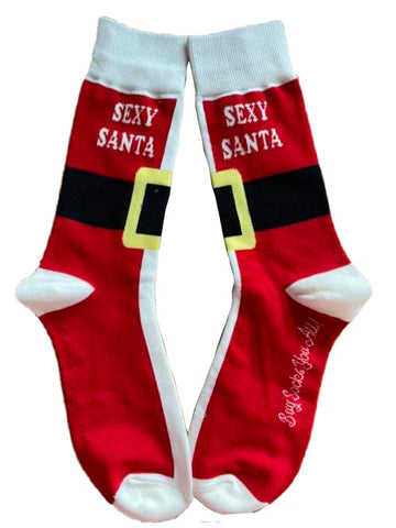 Sexy Santa Men's Socks