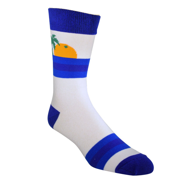 Florida Orange Sunset Men's Socks