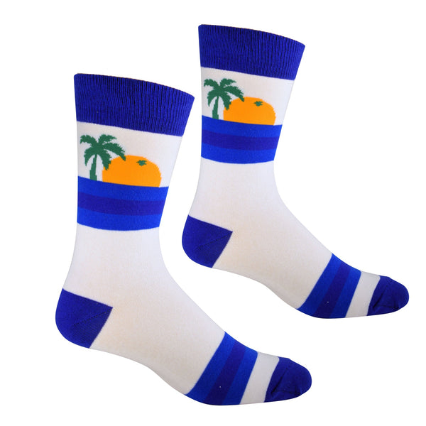 Florida Orange Sunset Men's Socks