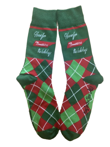 Tennessee Home for the Holidays Men's Socks