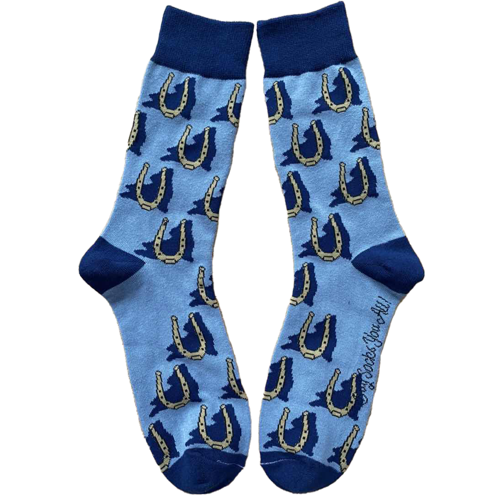 New York Shapes and Horse Shoes Men's Socks