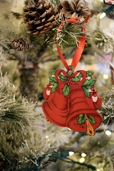 Vintage Christmas Bells Ornament