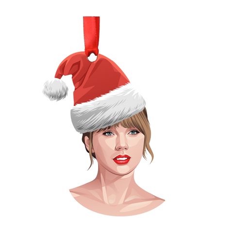Taylor Swift Wooden Ornament