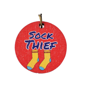 Sock Thief Dog Tag
