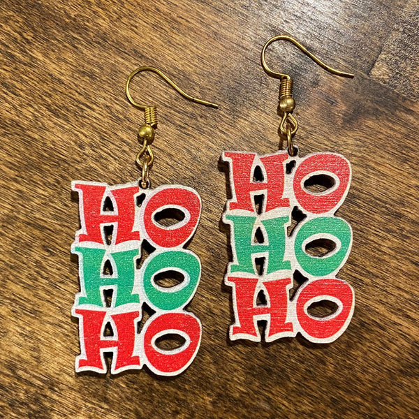 Ho Ho Ho Holiday Earrings
