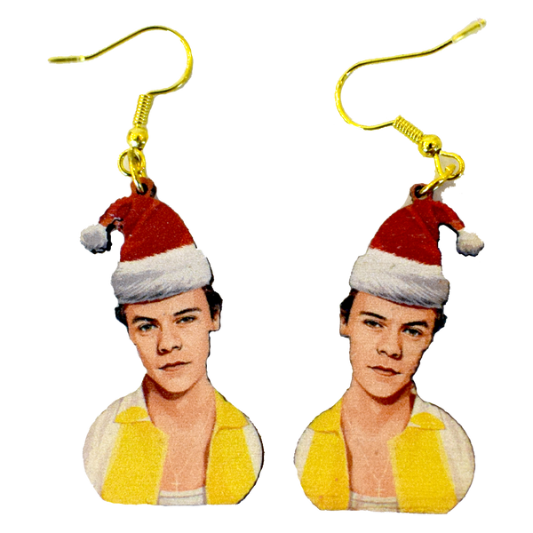 Harry Styles Christmas Earrings
