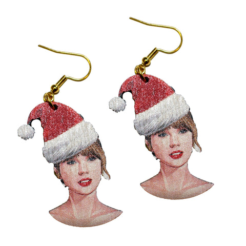 Taylor Swift Christmas Earrings