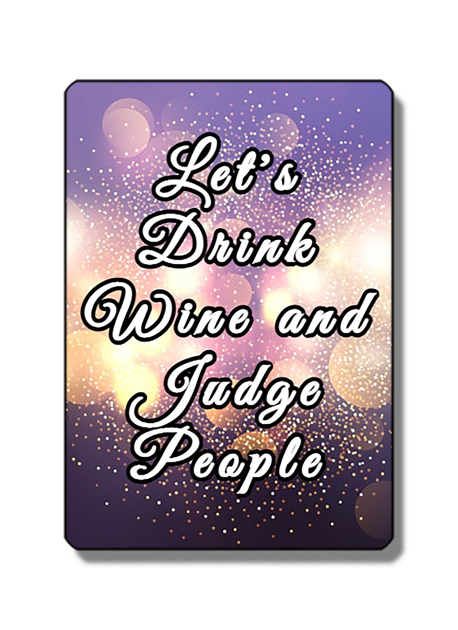 Let's Drink Wine and Judge People Pocket Tissues