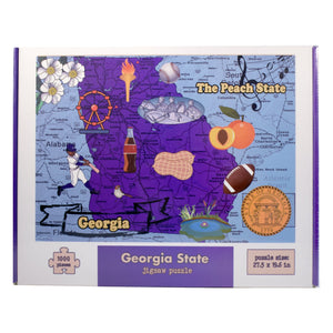 Georgia the Peach State 1000 Piece Jigsaw Puzzle