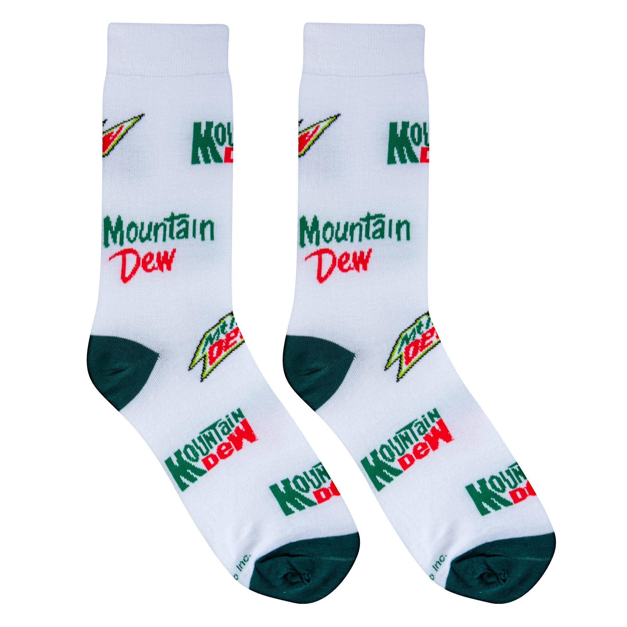 Crazy Socks - Mens Crew - Mountain Dew
